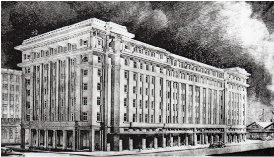 Projeto de 1943 para a Nova Prefeitura de Porto Alegre